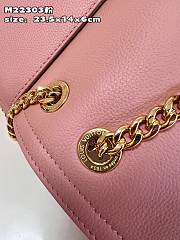 LV LockMe Chain Bag East West Rose Trianon Pink 23.5x14x6 cm - 4