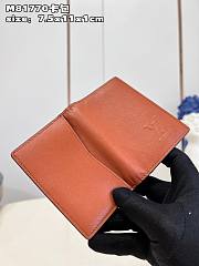 LV Pocket Organizer Tan Millesime Calf Leather 7.5 x 11.1 x 1 cm - 3
