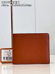 LV Slender Wallet Tan Millesime Calf Leather 11.5 x 9x 1.5 cm - 1