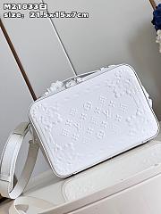 LV Handle Soft Trunk Optic White Calf Leather 21.5x15x7 cm - 6