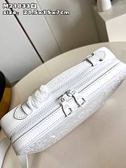 LV Handle Soft Trunk Optic White Calf Leather 21.5x15x7 cm - 5