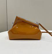 Fendi First Midi Small Brown Patent Leather Bag size 26x18x9.5 cm - 4