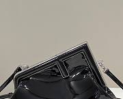 Fendi First Midi Small Black Patent Leather Bag size 26x18x9.5 cm - 6