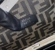 Fendi First Midi Small Black Patent Leather Bag size 26x18x9.5 cm - 2
