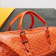 Goyard Goyardine Orange Boeing Travel Bag 48 x 28 x 22 cm - 6