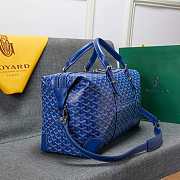 Goyard Goyardine Blue Boeing Travel Bag 48 x 28 x 22 cm - 3