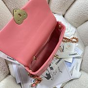 Chanel Small Flap Bag Pink Lambskin size 21 x 14 x 7 cm - 2