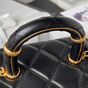 Chanel Small Vanity Case Black Lambskin & Gold-Tone Metal 12.5x15x8 cm - 4