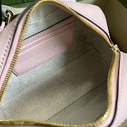 Gucci Ophidia GG Animal Print Mini Bag Pink Leather 21x12x10 cm - 2