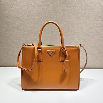 PRADA Galleria Saffiano Orange Leather Large Bag 1BA274 33x24x15 cm