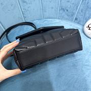 YSL Loulou Toy Strap Bag Black & Black Hardware size 20 x 14 x 7 cm - 2