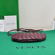 Bottega Veneta Mini Sardine Burgundy size 20 x 12 x 2.5 cm - 3