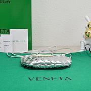 Bottega Veneta Mini Sardine Silver size 20 x 12 x 2.5 cm - 5
