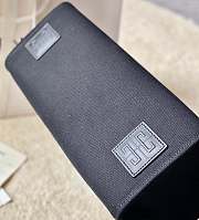 Givenchy Medium G-Tote Shopping Bag In Black Canvas 37x13x26 cm - 6