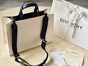 Givenchy Medium G-Tote Shopping Bag In Beige/Black Canvas 37x13x26 cm - 6