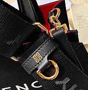 Givenchy Mini G-Tote Shopping Bag In Black Canvas 19x8x16 cm - 6