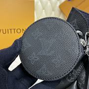 LV Bella Black Mahina Leather M57070 size 19 x 22 x 14 cm  - 5