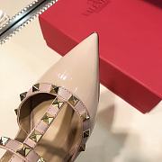 Valentino Patent Rockstud Caged Pump Poudre 100mm - 3