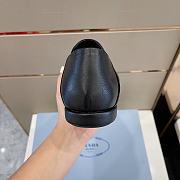 Prada Black Leather Loafers - 5