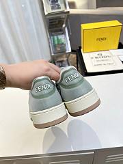 Fendi Match Green Mesh Low Tops Sneaker - 6