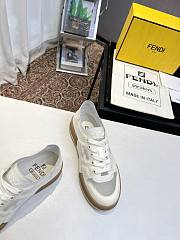 Fendi Match White Mesh Low Tops Sneaker - 3