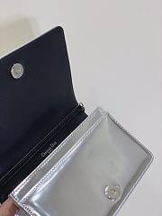 Dior Diorama Wallet On Chain Metallic Silver 19 x 12.3 x 3 cm - 6