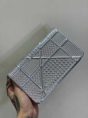 Dior Diorama Wallet On Chain Metallic Silver 19 x 12.3 x 3 cm - 5