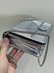Dior Diorama Wallet On Chain Metallic Silver 19 x 12.3 x 3 cm - 2
