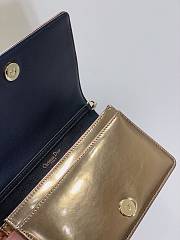 Dior Diorama Wallet On Chain Metallic Gold 19 x 12.3 x 3 cm - 6