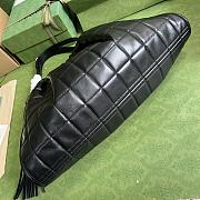 Gucci Deco Medium Tote Bag Black Leather size 43 x 28 x 8 cm - 4