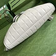 Gucci Deco Medium Tote Bag White Leather size 43 x 28 x 8 cm - 3