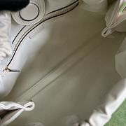 Gucci Deco Medium Tote Bag White Leather size 43 x 28 x 8 cm - 2