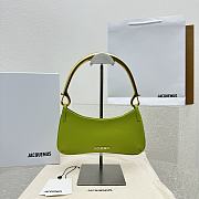 Jacquemus Le Bisou Mousqueton Bag Green size 26 x 15 x 2 cm - 1