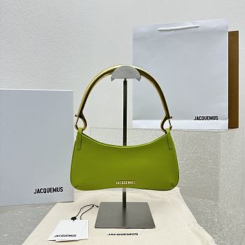 Jacquemus Le Bisou Mousqueton Bag Green size 26 x 15 x 2 cm