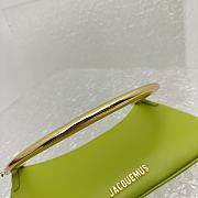 Jacquemus Le Bisou Mousqueton Bag Green size 26 x 15 x 2 cm - 5