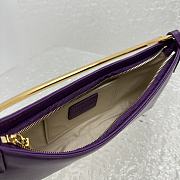 Jacquemus Le Bisou Mousqueton Bag Purple size 26 x 15 x 2 cm - 6