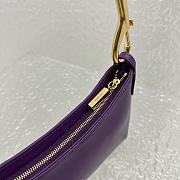Jacquemus Le Bisou Mousqueton Bag Purple size 26 x 15 x 2 cm - 5