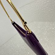 Jacquemus Le Bisou Mousqueton Bag Purple size 26 x 15 x 2 cm - 3