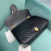 Gucci GG Marmont Medium Black Shoulder Bag 443496 size 30x20x8 cm - 5