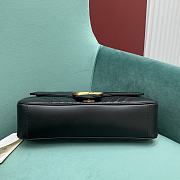 Gucci GG Marmont Medium Black Shoulder Bag 443496 size 30x20x8 cm - 3