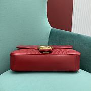Gucci GG Marmont Medium Red Shoulder Bag 443496 size 30x20x8 cm - 5