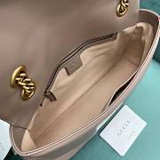Gucci GG Marmont Medium Beige Shoulder Bag 443496 size 30x20x8 cm  - 4
