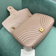 Gucci GG Marmont Medium Beige Shoulder Bag 443496 size 30x20x8 cm  - 3