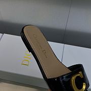 C'est Dior Slide Black Patent Calfskin - 6