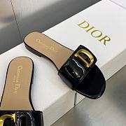 C'est Dior Slide Black Patent Calfskin - 3