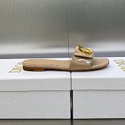 C'est Dior Slide Beige Patent Calfskin - 3