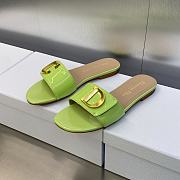 C'est Dior Slide Green Patent Calfskin - 1