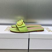 C'est Dior Slide Green Patent Calfskin - 2