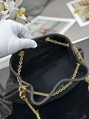 Dior Medium Ammi Bag Black Supple Macrocannage Lambskin 31x18x13 cm - 6