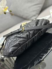 Dior Medium Ammi Bag Black Supple Macrocannage Lambskin 31x18x13 cm - 4